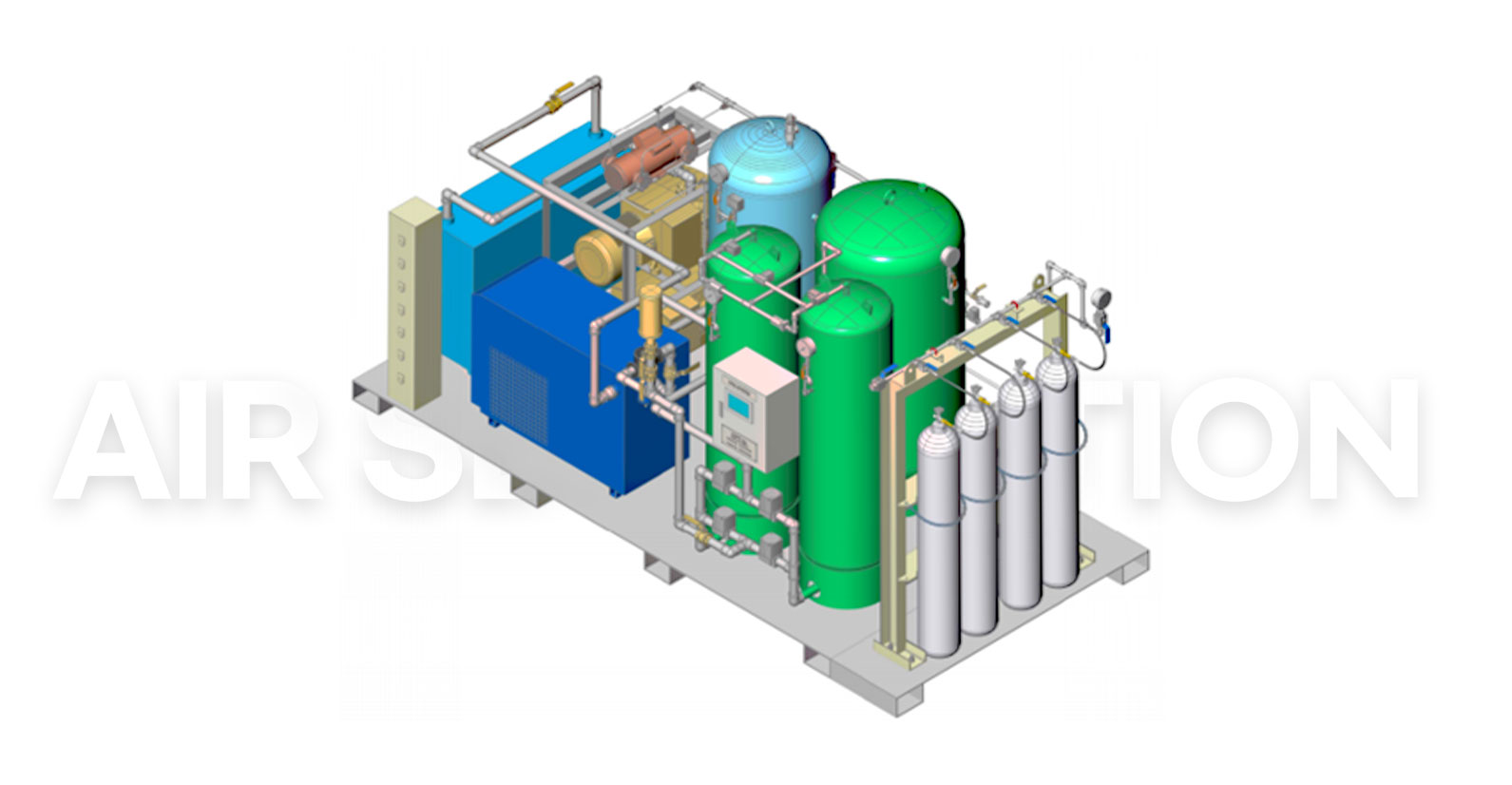 Aspe offers effective O2 vpsa Package solutions through its expertise in gas dehydrator and soec electrolysis.